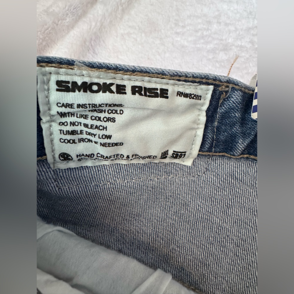 Smoke Rise Mens Distressed Jeans - Picture 6 of 9